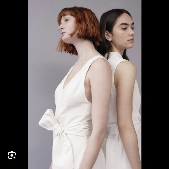 Club Monaco White Agrikah Jumpsuit - Picture 6 of 6